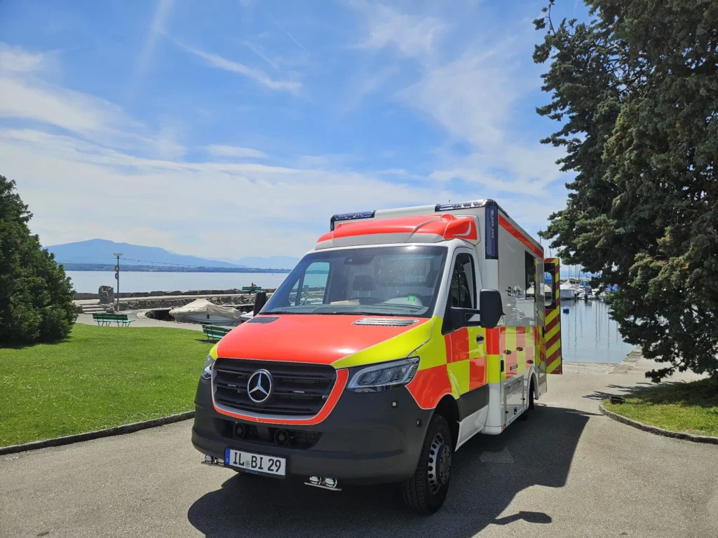 Maßgefertigter Krankenwagen in Genf, Schweiz