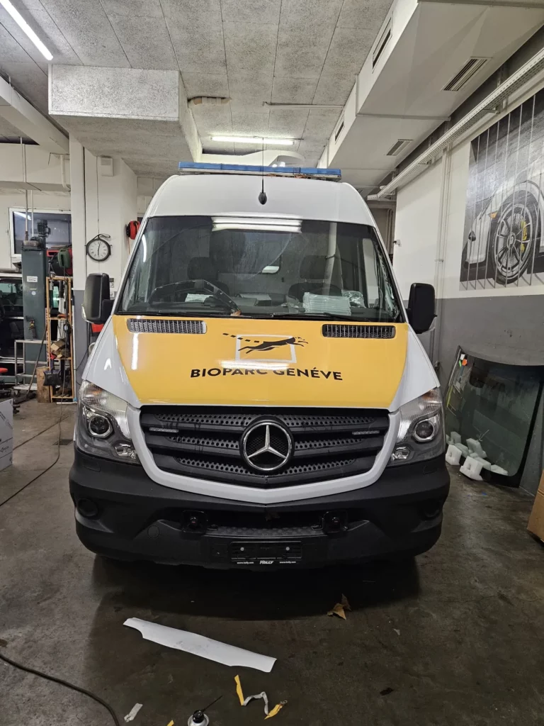 Ambulance vétérinaire en suisse réalisée sur mesure