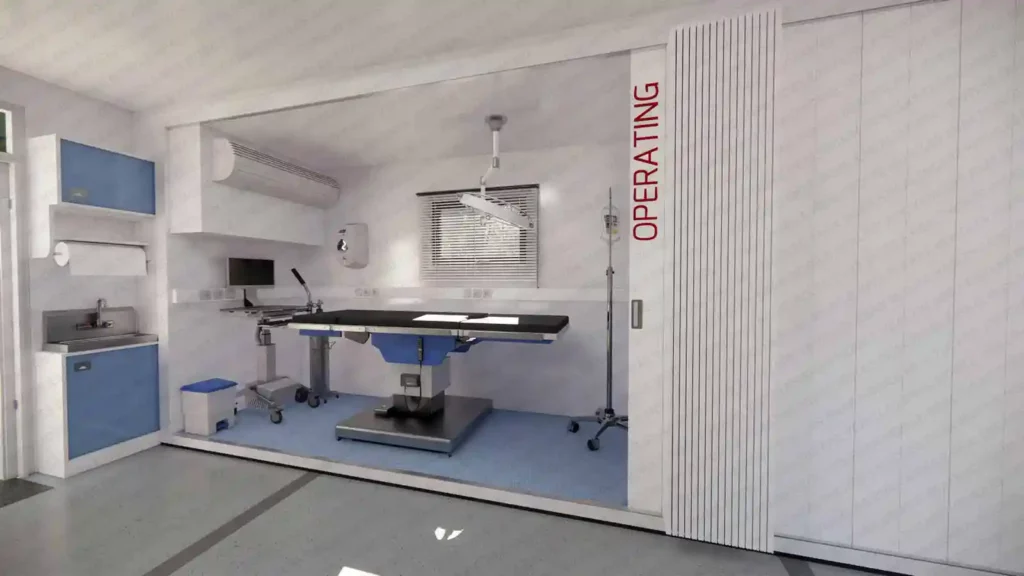 Enak Mobile Hospital Long Trailer Interior Design 17