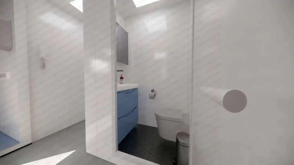 Diseño interior del remolque largo del hospital móvil Enak 5