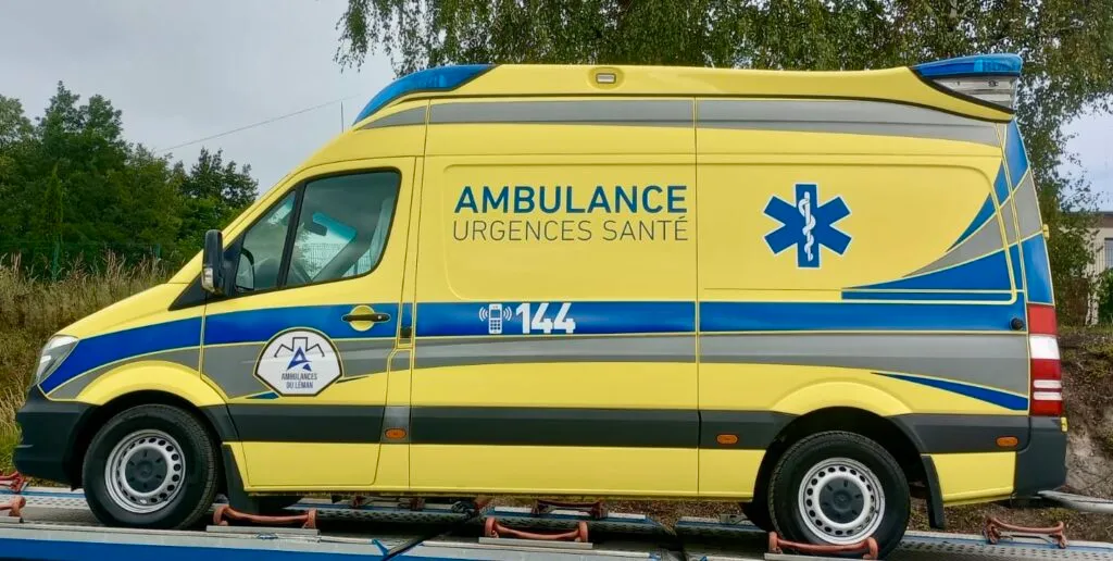 Livraison d&rsquo;une ambulance d&rsquo;occasion
