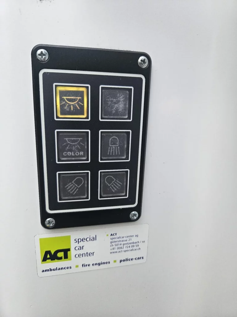 commandes de l'ambulance vétérinaire