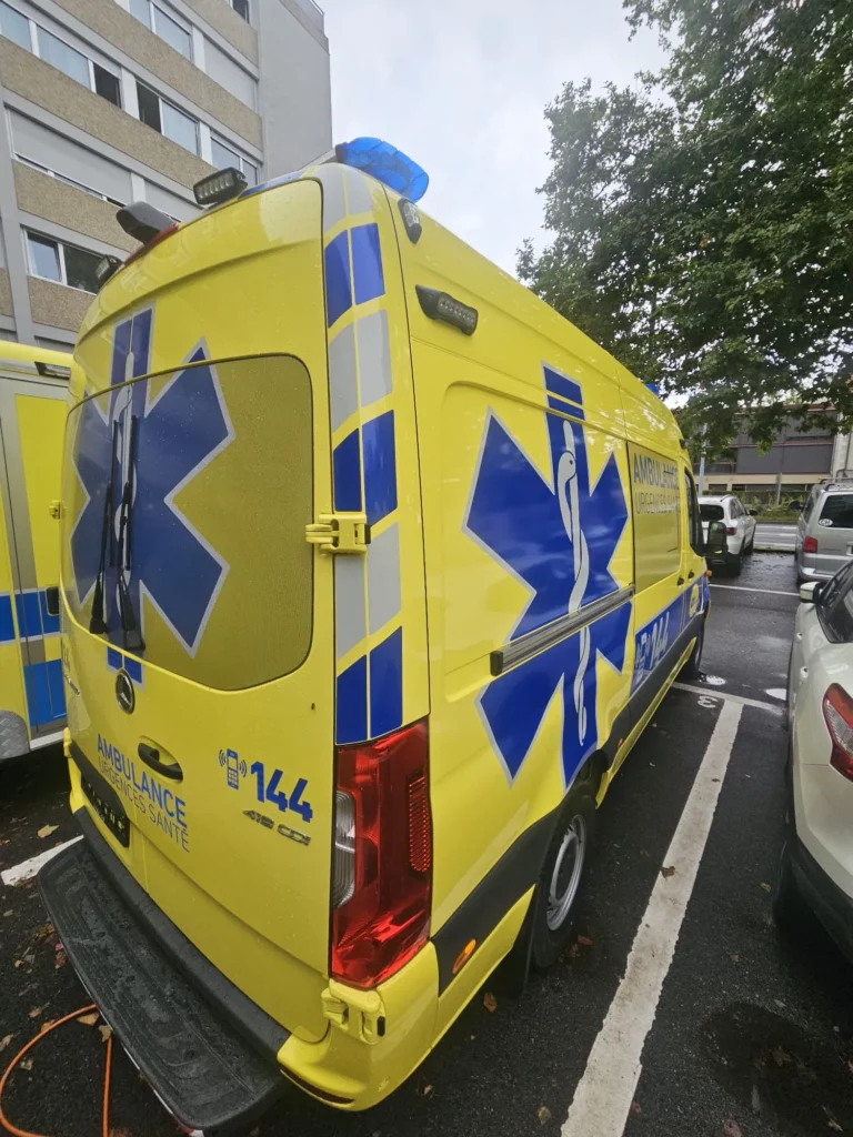 flocage ambulance a geneve